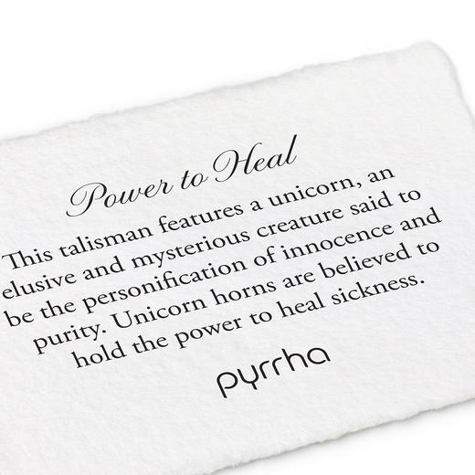 北京仓｜Pyrrha-Power to Heal-治愈的力量 护身符 项链（银色）［加拿大设计师］ 商品图3
