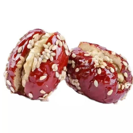 现货枣夹核桃零食 红枣夹心核桃仁休闲小吃非脆鲜枣干 128g 商品图0
