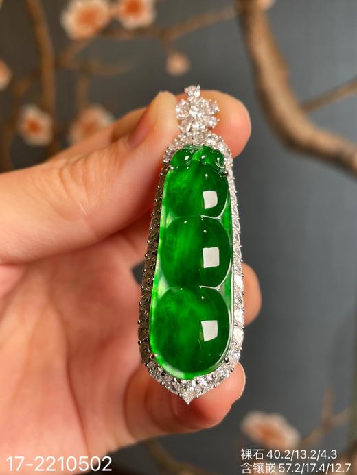 老坑帝王绿福豆吊坠 【17-2210502】具体价格微信咨询 商品图2