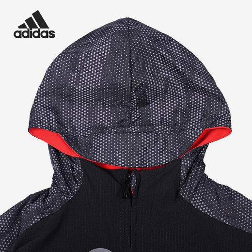 小阿迪大童梭织外套22春新款男童双面穿连帽运动夹克GP0790 商品图3