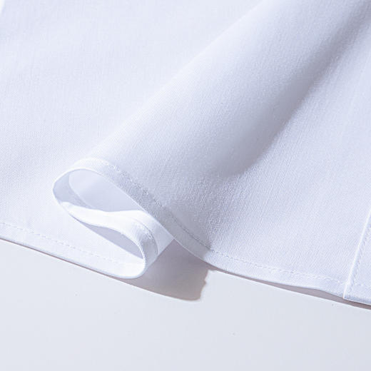 【专柜定制款 竹纤维】罗蒙春夏女装长袖衬衫女士正装商务通勤职业百搭刺绣衬衣女 商品图11