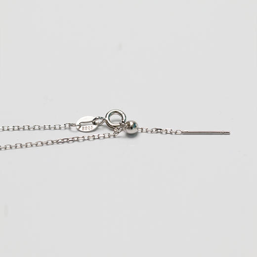 美裕 【婉约】银925淡水珍珠吊珠链104964 9-10mm白 商品图4