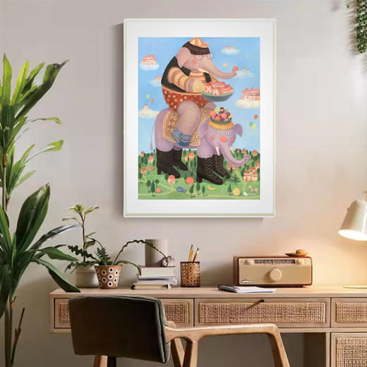 戴大山《大大的象》版画 商品图2