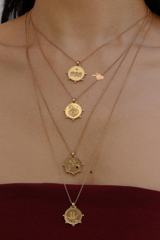 OKRA | Water pendant 水 G3WP [项链 链长55cm] 商品图2