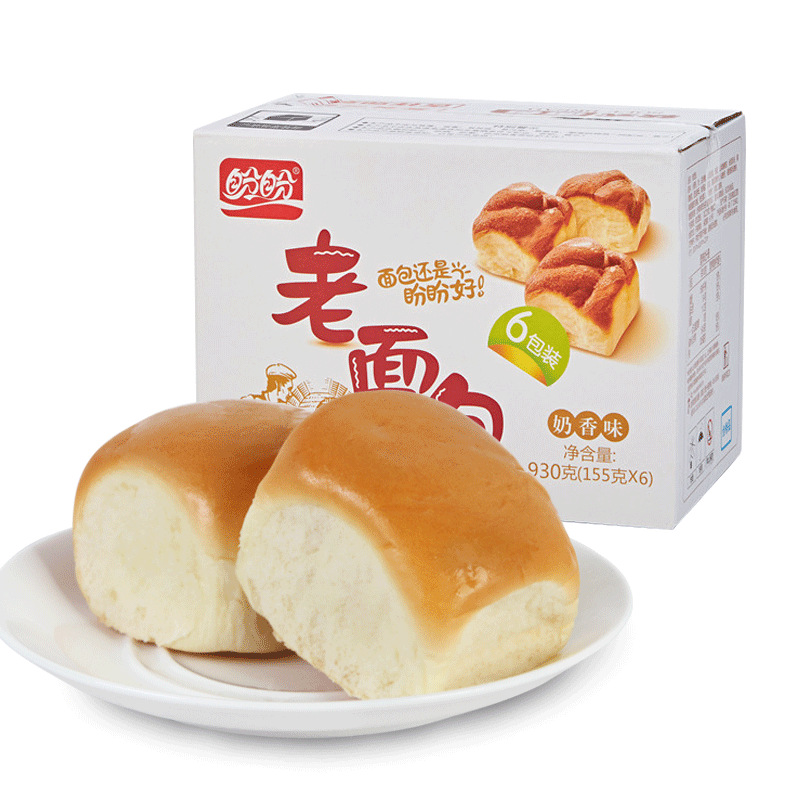 【食品酒水】盼盼老面包930g营养早餐食品软点心零食品手撕面包整箱