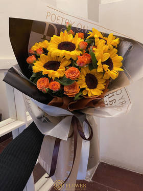 【向日葵】生日花束