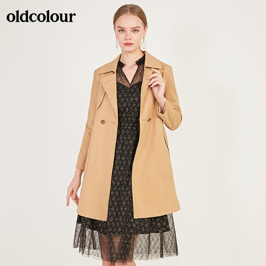 oldcolour2021春季风衣外套女N12047259 商品图4