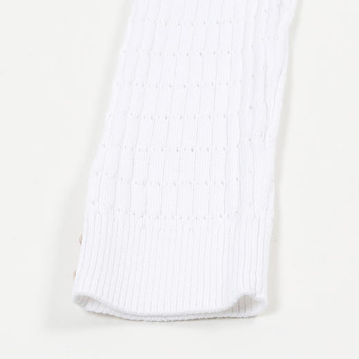 METTE22春新品女士针织衫长袖修身v领打底衫时尚镂空上衣套头毛衣 商品图6