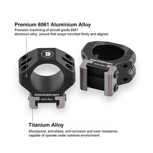 DISCOVERY高精度皮卡汀尼钛合金支架 商品图1
