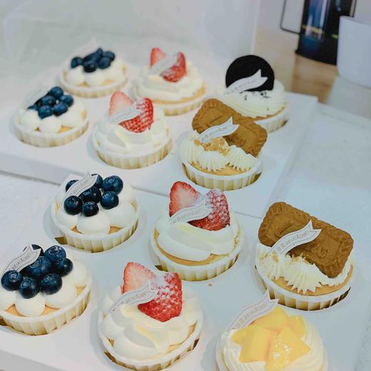 水果裱花纸杯蛋糕（6入） 商品图0