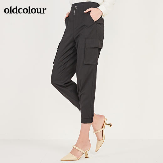 oldcolour春季新款工装口袋设计感休闲裤女N11073141 商品图2