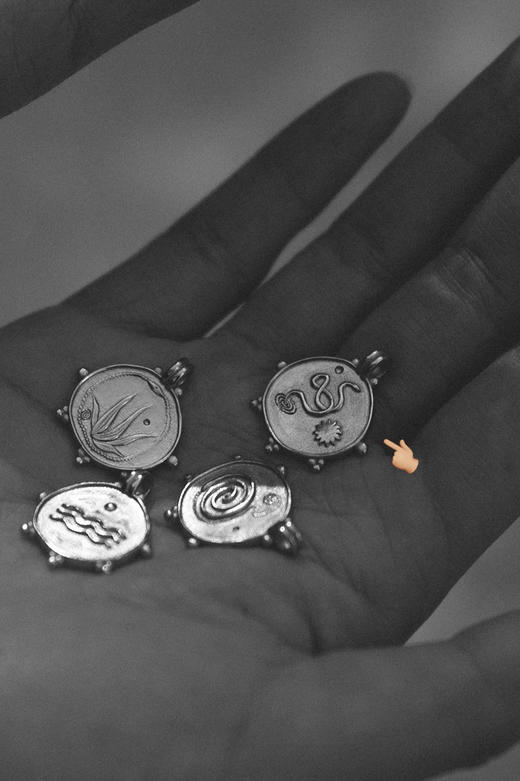 OKRA | Fire pendant 火 G2FP [项链 链长55cm] 商品图2