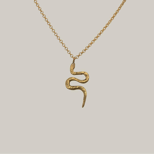 OKRA | Snake pendant G14SNAP [项链 链长55cm] 商品图2