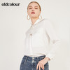 oldcolour春季新款简约百搭纯色气质设计感长袖衬衫女N11013173 商品缩略图1