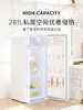 HCK哈士奇 BC-130GGA 复古冰箱进口家用单门大容量冷藏冷冻 商品缩略图0