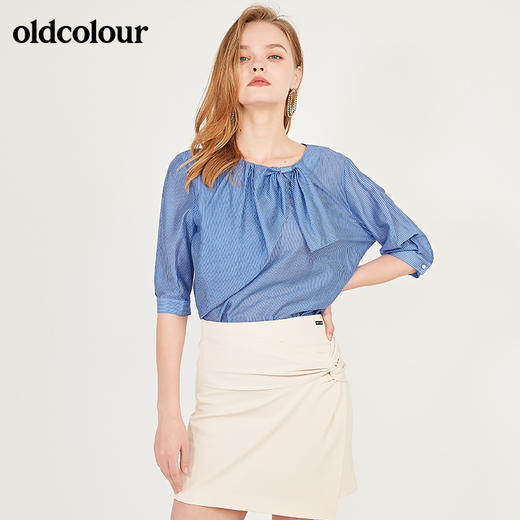 oldcolour2021春季中袖套头衫女N13012341 商品图1