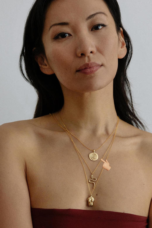 OKRA | Spiral pendant G13SPIP [项链 链长55cm] 商品图2