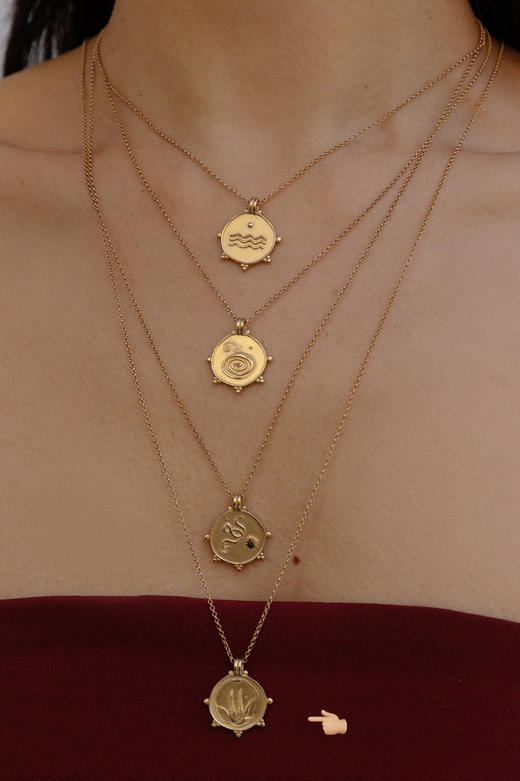 OKRA | Earth pendant 土 G1EP [项链 链长55cm] 商品图4