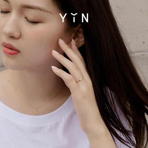 「隐」系列18K金莫比乌斯宽1.8/3.0素金戒指 商品图8