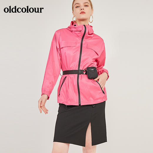 oldcolour春季新款设计感连帽运动款防晒外套女N11042303 商品图2