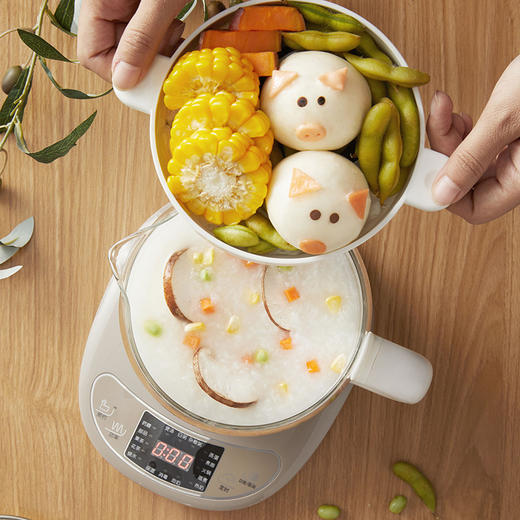 【小程序】小熊养生壶 YSH-B18H8棕色 玻璃壶身 4颗螺柱发热盘 商品图2