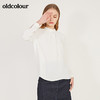 oldcolour春季新款纯色设计感领子雪纺套头长袖衬衫女N11013149 商品缩略图3