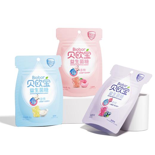 贝欧宝软糖活性益生菌乳酸菌软糖qq糖橡皮糖网红糖果儿童零食小熊 商品图5