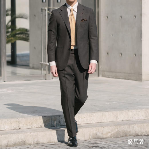 Reda Active 澳洲美丽诺羊毛卡其色意式工艺衬衫 商品图5