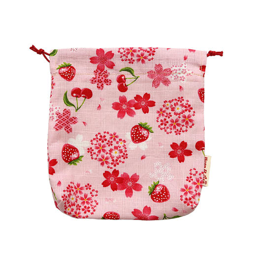 HUJI祤集Tidy收纳袋插画草莓樱桃 商品图1