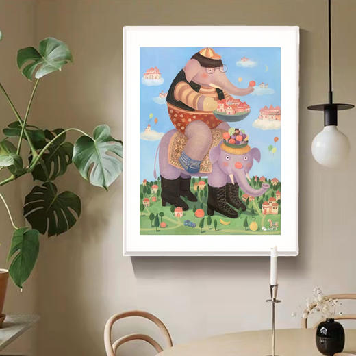 戴大山《大大的象》版画 商品图1