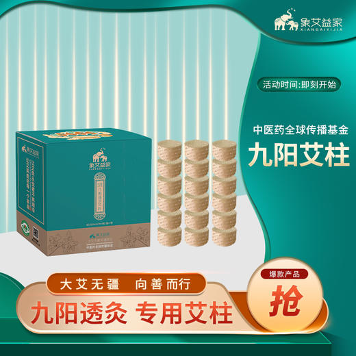 象艾益家 九阳透灸专用艾柱 3.5cm*2.5cm*9支/套*2套 商品图0