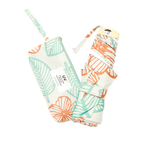 中国 YOCO 超扁黑胶遮光三折伞 晴雨可用 商品图2