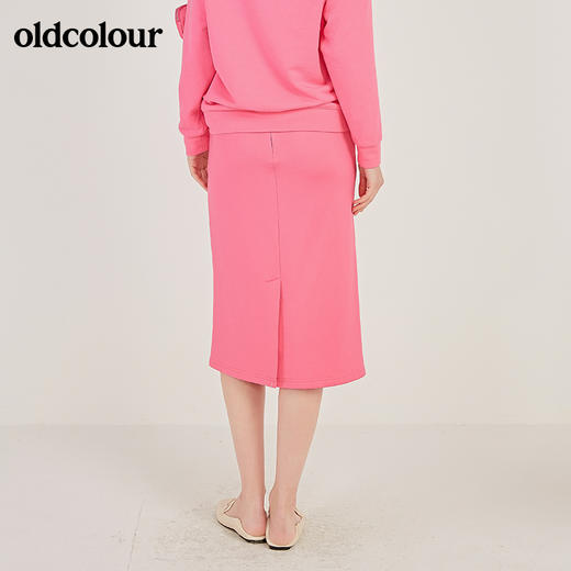 oldcolour春季新款休闲中长款舒适百搭卫衣裙N11063179 商品图1