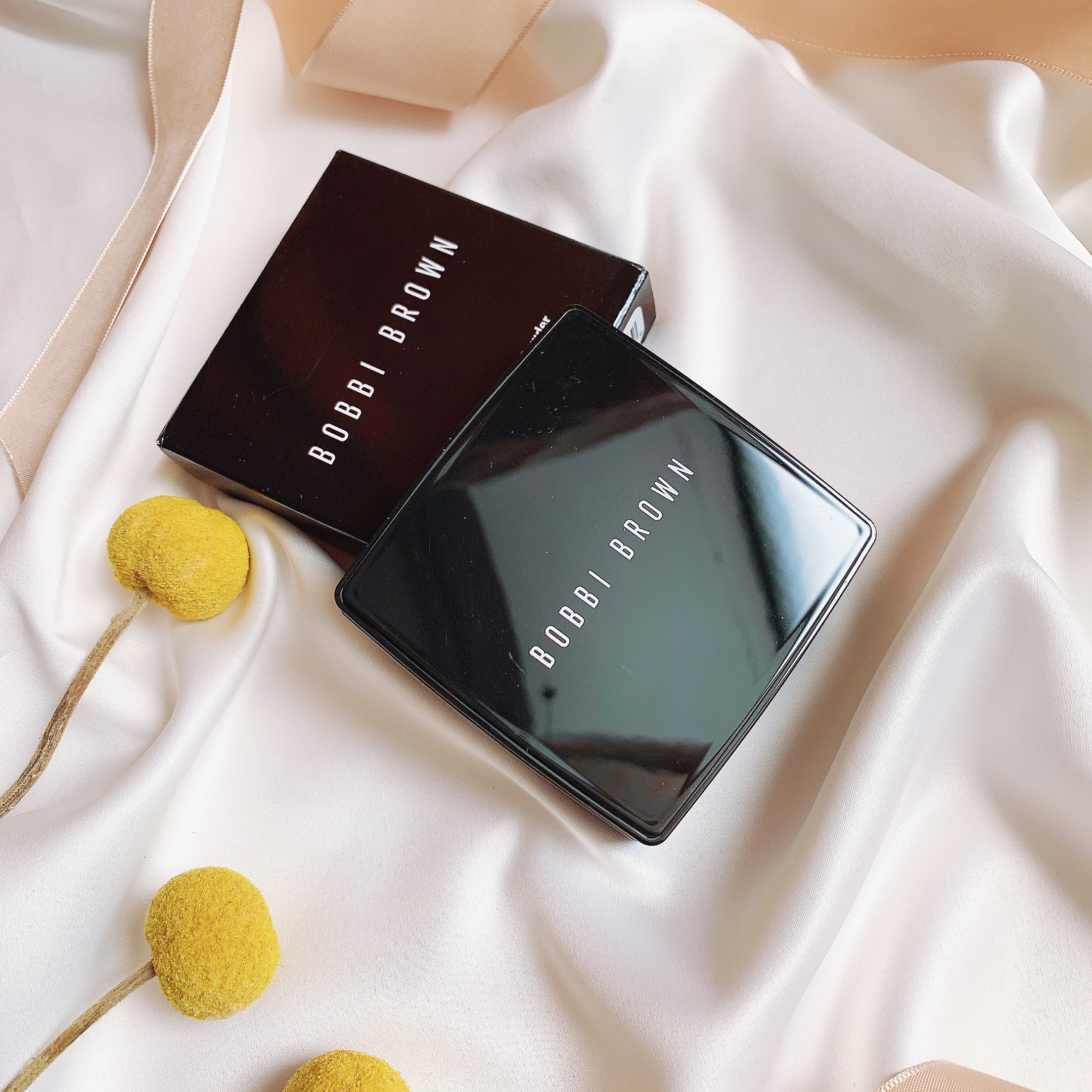 新版bobbibrown芭比波朗黑金羽柔蜜粉饼10g定补妆持妆散粉