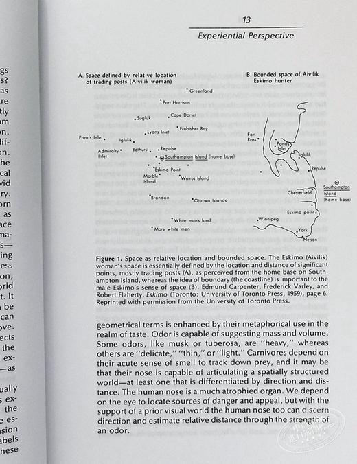 预售 【中商原版】段义孚 空间与场所 英文原版 地理文化研究 Space and Place YiFu Tuan 商品图7