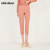 oldcolour春季新款纯色简约OL气质休闲九分西装裤女N11073118 商品缩略图4
