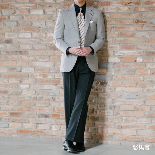 Reda Active 澳洲美丽诺羊毛藏蓝色意式工艺衬衫 商品图6