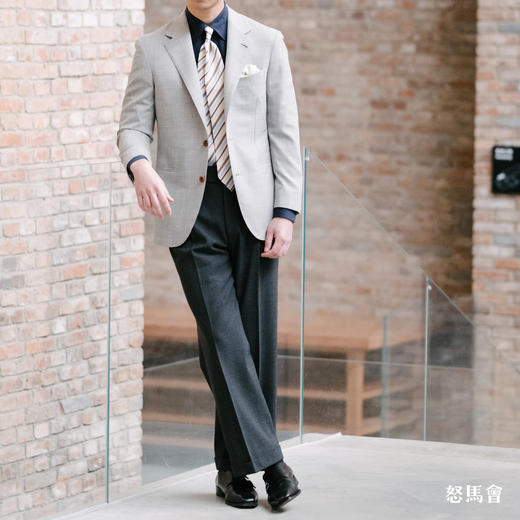 Reda Active 澳洲美丽诺羊毛藏蓝色意式工艺衬衫 商品图5