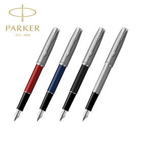 派克卓尔金属缎面墨水笔
