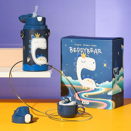 杯具熊（beddybear）涂鸦系列三用保温杯580mlBJX-13 商品图6
