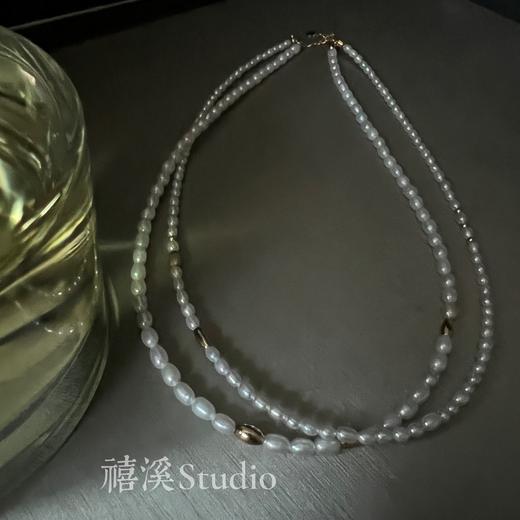 禧溪珠宝 卡萨布兰卡 亮白极细叠戴细米链 商品图2