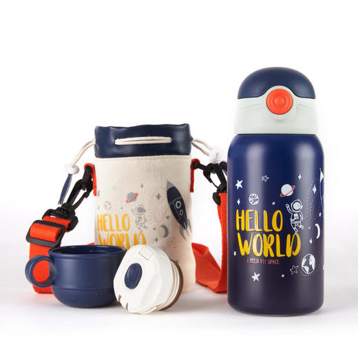 艾优&MOLE莫勒儿童双盖保温杯316钢520mlAY 商品图1