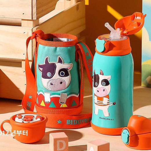 韩国杯具熊BEDDYBEAR新款儿童保温杯BJX15.2 商品图11
