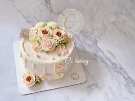 韩式裱花 I款 忌廉蛋糕（默认自提，收费配送请联系客服）