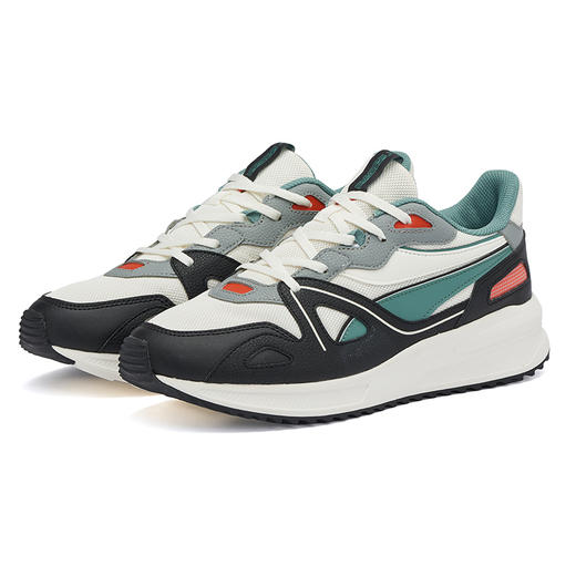 361度男鞋运动鞋防滑高弹2022春网面透气轻便复古文化鞋572216769 商品图1