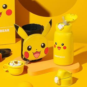 杯具熊皮卡丘宝可梦联名不锈钢水杯口袋款皮卡丘630ML-19