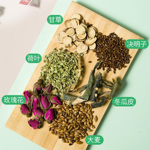 【好食庄园】冬瓜荷叶茶 5g*12袋 夏季花草水果组合三角茶袋泡非红茶 商品图2