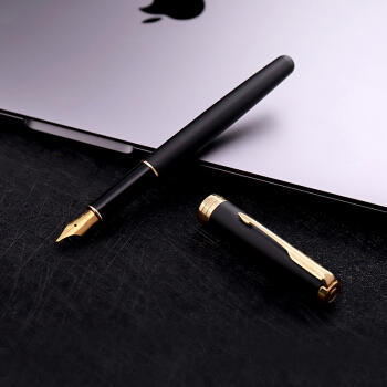 派克卓尔磨砂黑杆墨水笔 商品图4