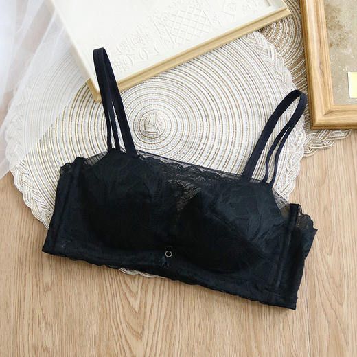 TG-TG02S147性感蕾丝抹胸文胸防走光抹胸式真丝文胸夏季调整型内衣 商品图4