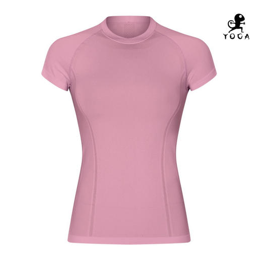 壁虎瑜伽【2202SY149】圆领瑜伽短袖（无胸垫）清仓不退不换 商品图7